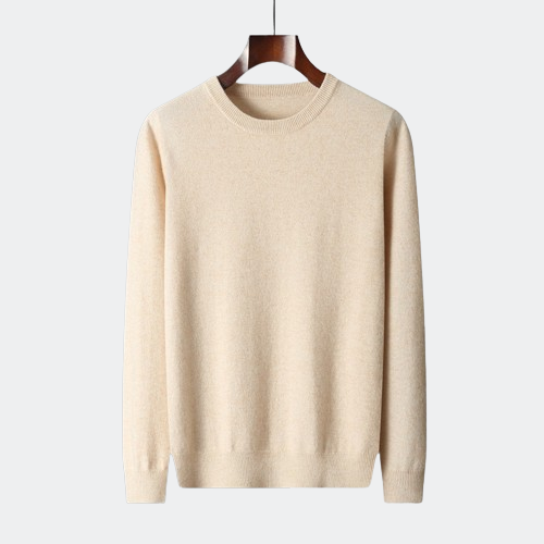 OLD MONEY KNITTED ROUND COLLAR SWEATER